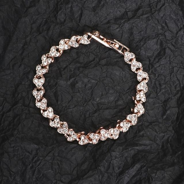 Bracelet Pour Femmes Tendance Mode Simple Bijou Bracelet Diamant Complet Haoshi Bracelet Pour Femmes Cristal Romain Mode