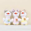 Plush Duck Toy Bow Decoration Doll Keychains Backpack Pendant Holiday Gifts