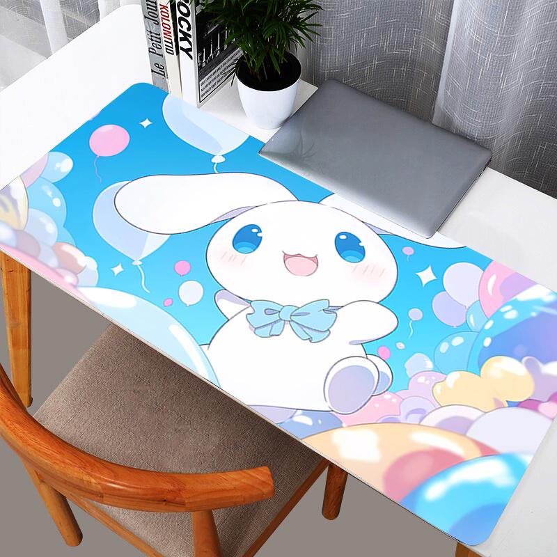 Cinnamoroll Extra Anime Gaming Mouse Pads Computer Gamer durable Laptop Keyboard Carpet Mouse Mat NonSlip Rubber Table Rug