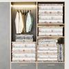 Large Capacity Household Clothes Organizer Dustproof Waterproof Transparent Quilt Bag New Printed Three-Dimensional Storage Bag