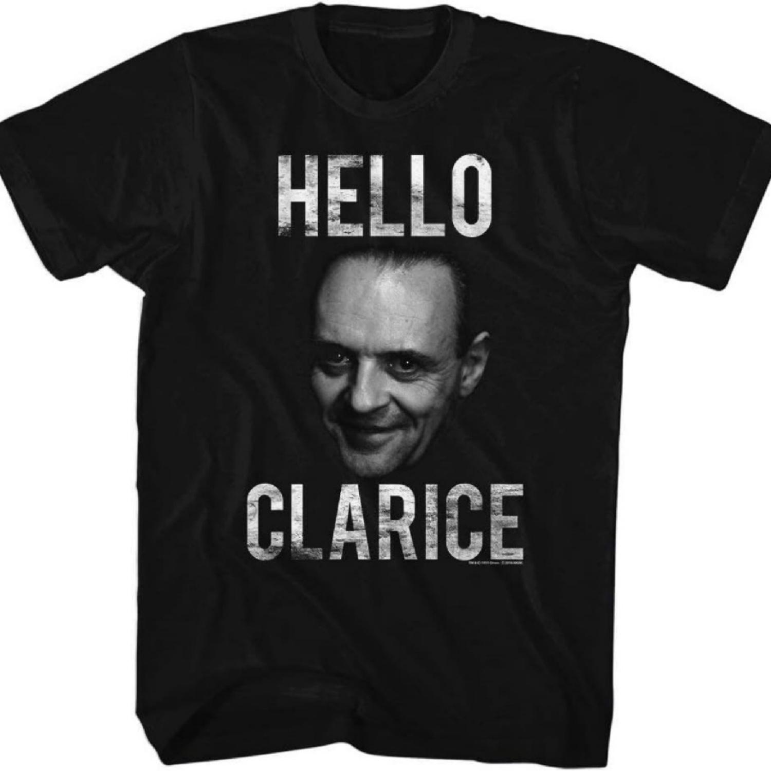 

A&E Designs Silence of The Lambs Shirt Hello Clarice T-Shirt S