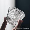Japan Ishizuka Nizu Light Hexagonal Crystal Glass Tea Cup Tea Cup Whiskey Sake Cup Single Master Cup
