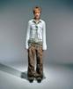 Beikeonteuakaibeu Kanna Buckle Hoodie Cardigan Melange
