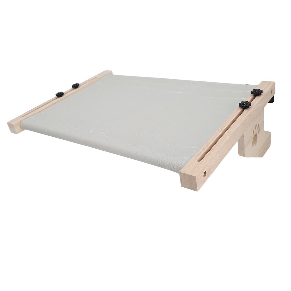 Katzenfensterliege Robuste Bettseite Fensterbankmontage Katzenliege Einfach zu montieren Bettseitige Liege für Wohnungskatzen