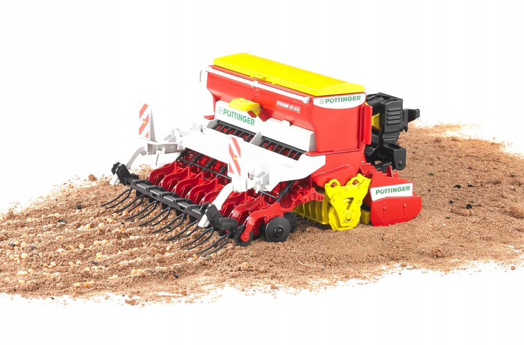 Harrow - seeder Pottinger Vitasem BRUDER 02347 Profi series 1:16