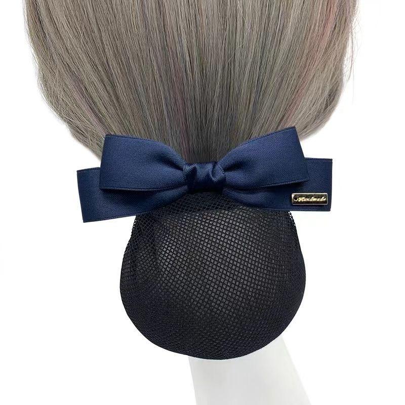 Professional Hair Net Bowknot Clip for Nurses and Flight Attendants