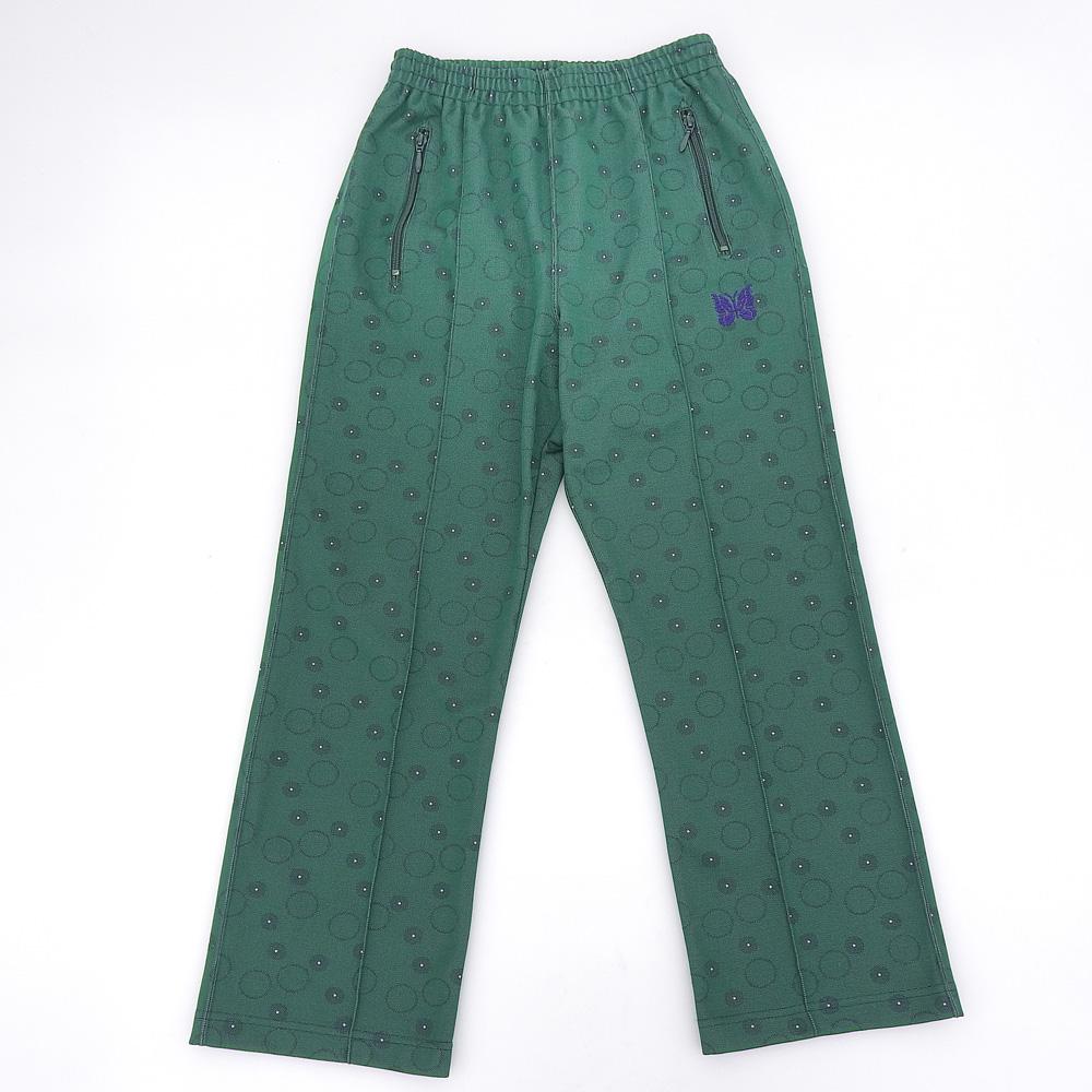 needles Excellent condition TRACK PANT - POLY JQ geometric jacquard track pants, men's, green, size XS, LQ225 Bottoms XS greenUsed