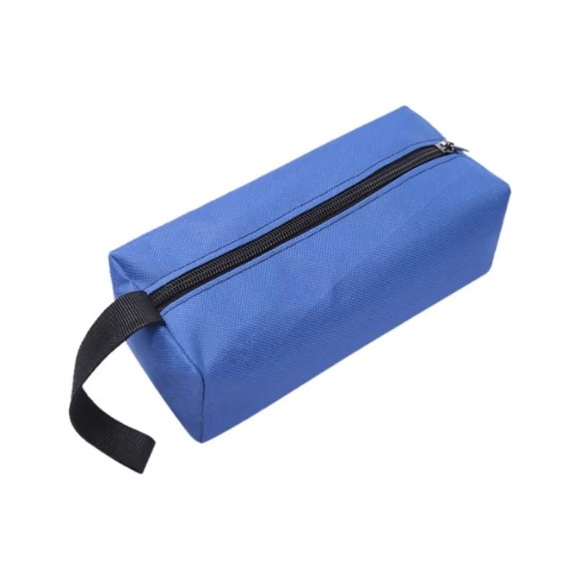 Multifunctional Hand Tool Organizer Bag Thick Canvas Storage with Zipper for Small Tools Wrench Screwdriver Portable