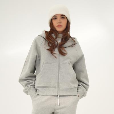 ACUD (Brushed) Hoodie Sweat Zip Up _Grey