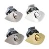 Half Moon Recessed Cabinet Pull, Push Button Fitting In Metal and Plastic for Drawers and Motorhome Cupboards Use