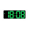 Electronic Clock with Bright Large Display and Voice Control Designed for Time Alarm Calendar and Temperature Monitoring