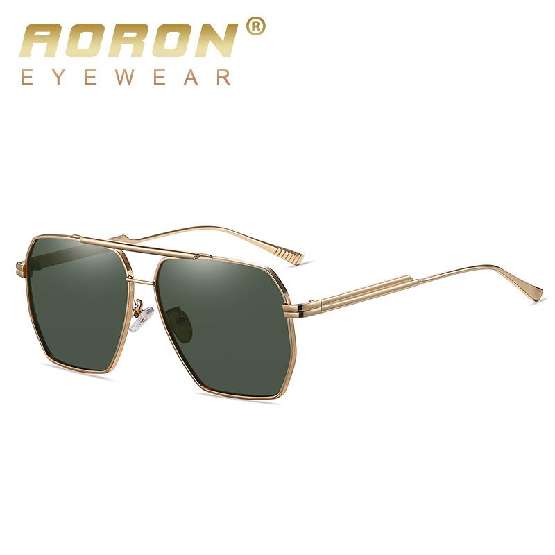 aoron More Than 100 Colors Polarized Sunglasses for Men Women Fashion Design Metal Frame Outdoor UV400 Anti Glare Driving Glasses