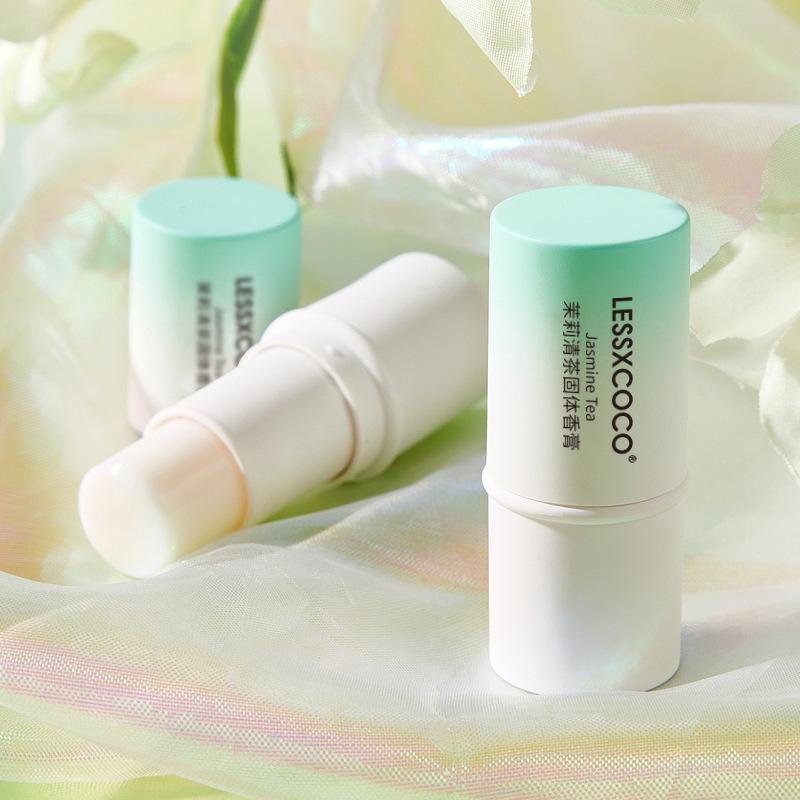 Słodkie brzoskwinie stałe perfumy balsam w sztyfcie dla kobiet mężczyzn długotrwałe świeże zapachy przenośne łatwe w użyciu kosmetyki damskie
