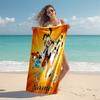 Personalized Customized Proof Beach Towel with Animaniacs  Pattern - Soft, Absorbent, Quick-drying, Perfect Swimming, Camping&bathing
