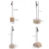 New Portable 10PCS/Set Wooden Place Card Holder Clips Wedding Place Card Holder Table Romantic Photo Memo Number Name Clips Base