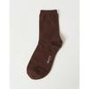 [26FW] Ivory Solid Cotton Blend Mid-calf Socks 5-Piece Set HISS6F210IV