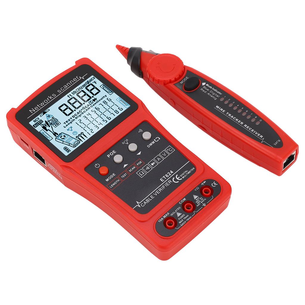 Multifunctional Wire Tracer CAT5 CAT6 Network Cable Tester Line Finder Digital Circuit Analyzer