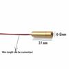 8x31mm 405nm 20mW Blue-Purple Laser Module with Internal Focus Dot Pattern