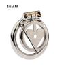 Flat Chastity Lock for Men Metal Chastity Devices Urethral Plug High Comfort Anti Cheating Dormant Lock Sex Toy for Couple SM