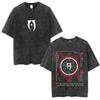 Washed Vintage Game Bloodborne Fear The Old Blood T Shirt Men Women Casual Oversized Tshirt Male High Quality Cotton Tshirts
