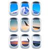 3Pcs Faux Window Wall Sticker Decal Indoor for Bedroom Bathroom Dining Room