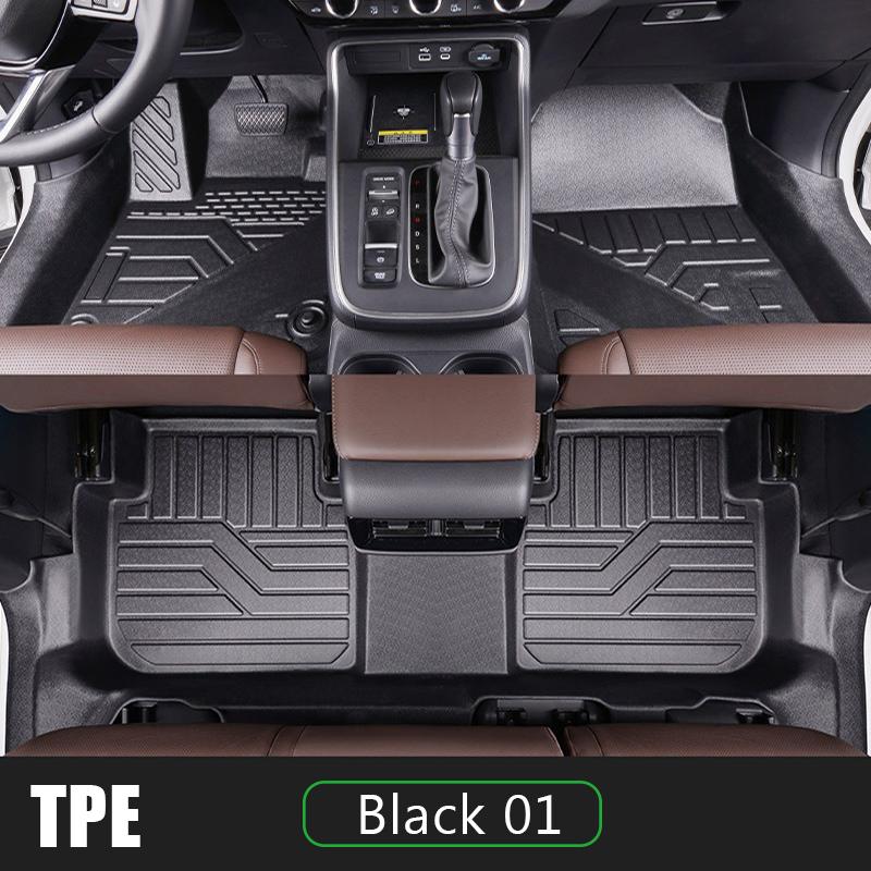 TPE Car Floor Mat For Honda Civic 2012-2016,2016-2025,2025-2025 Wear-resistant Custom Carpet Floor interior Decor Styling Ideas