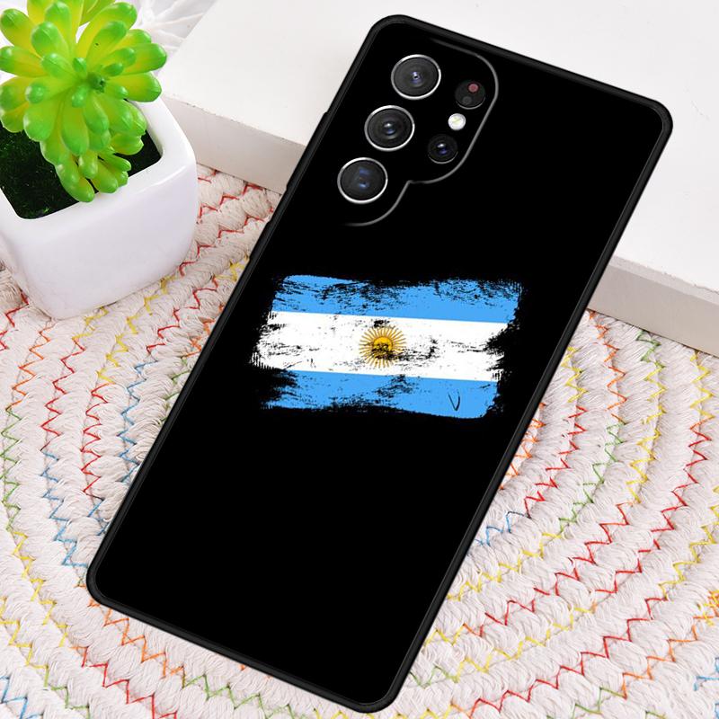 Argentina Flag soft Phone Case for Samsung Galaxy note 10 pro S26 Ultra S23 S24 FE S25 S21 S22 PLUS shockproof Cove