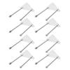 8Pcs 6.2x3.1x8cm Skateboard Wall Mount Acrylic Skateboard Wall Holder  Home Use