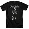 Janis Joplin Minimal J T Shirt Licensed Rock N Roll Music Band Tee Black