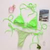 European & American Style Triangle Tie-Up Bikini - 807GR Swimsuit Collection