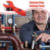PVC Pipe Cutter Alloy Ratcheting Tubing Cutter Compact Rigid PVC Pipe Cutter 1/4 To 7/8 Inches PVC Pipe Shears For Cutting