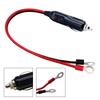 12-24V Portable Power Supply Cord 10A Car Male Plug with 50cm Cable Wire Cigaret Socket Adapter To Auto Cigarette Lighter Socket