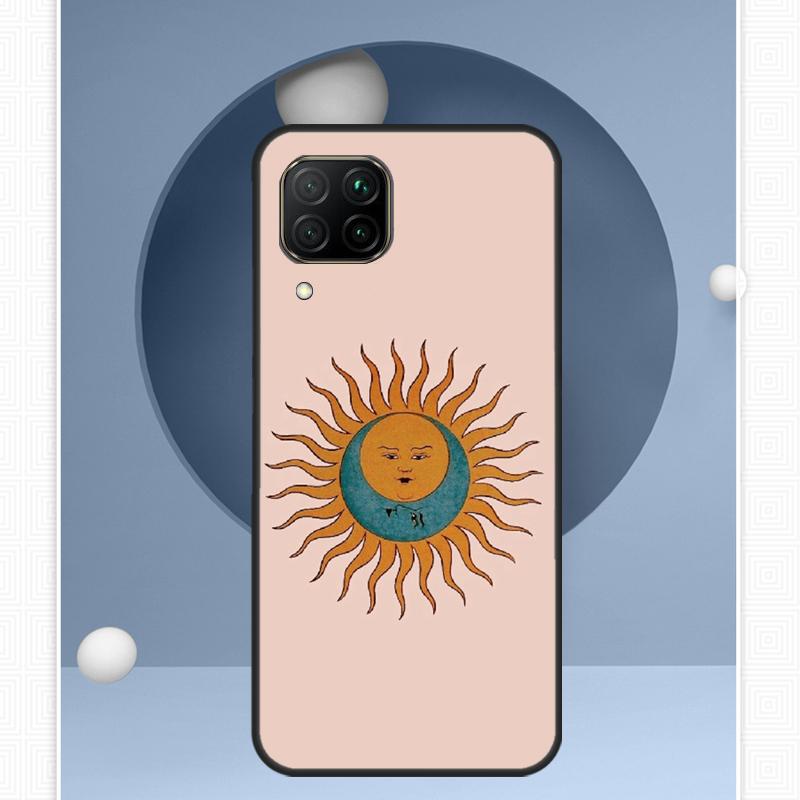 Sun Moon For Huawei Nova 12s 12i 11i 8i Y91 Y60 Y70 Y72 Y90 Y61 9 10 SE P20 P40 Lite P30 P60 Pro Case