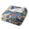 Funny Pikmin Game Plush Blanket Students Flannel Bedding Throws For Home Decor Super Warm Custom Quality Bedspread Gift Idea