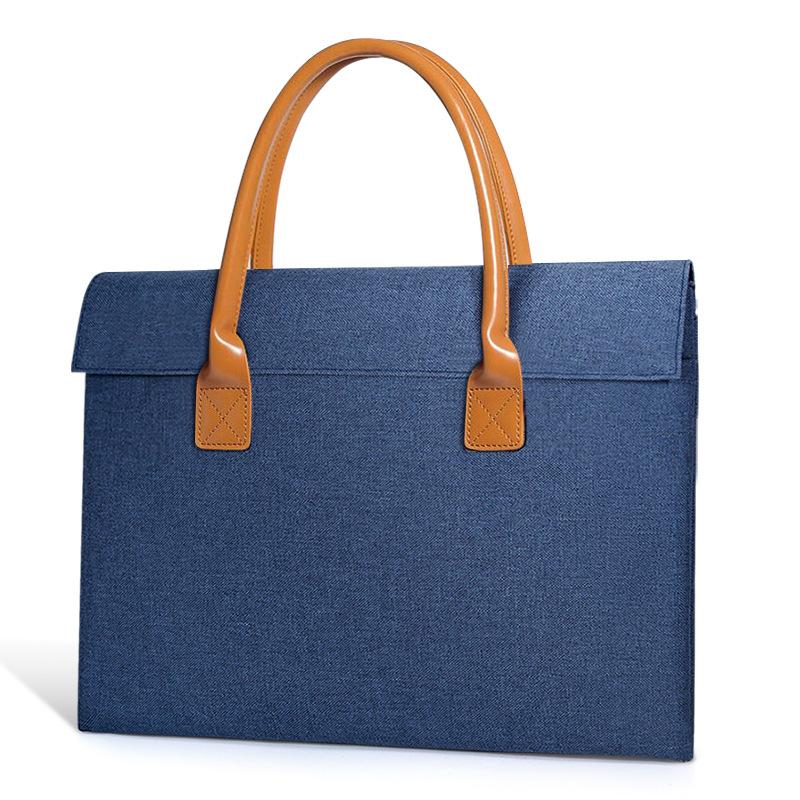 TS JYL laptop bag,Laptop Handbag 14 16 Inch Business Document Bag Portable Briefcase