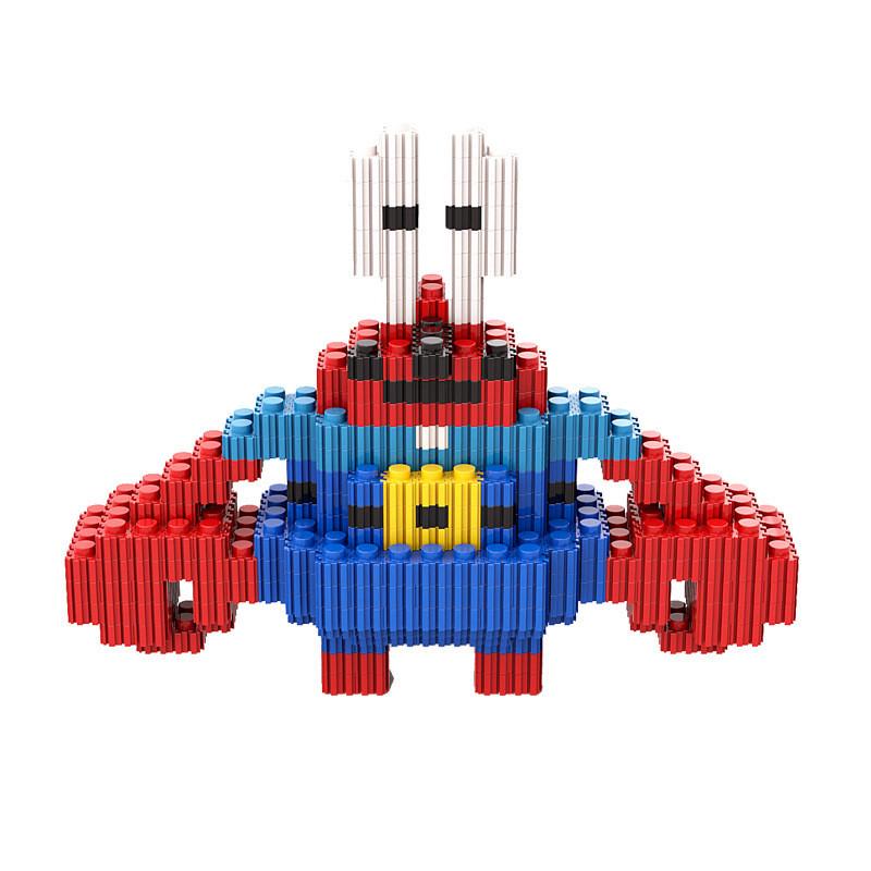 Trendige Spielbausteine Box - Kleines Nest Squidward Mädchen Lern-Geburtstagsspielzeug