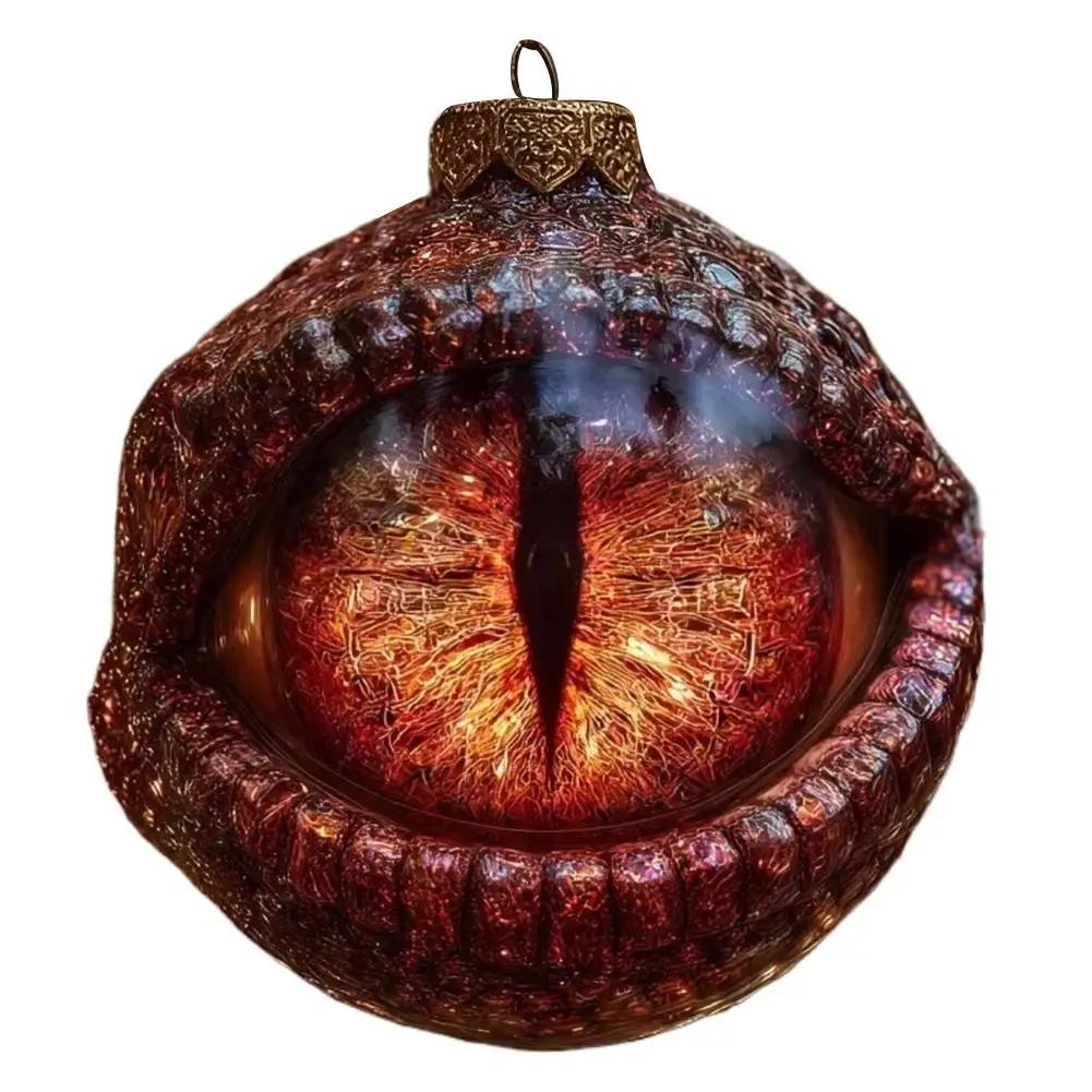 Украшение на елку «Лонган» 2D Плоский акриловый кулон Рождество Новый год 2026 Подарки Вечеринка Настенное украшение Украшение года D0X9