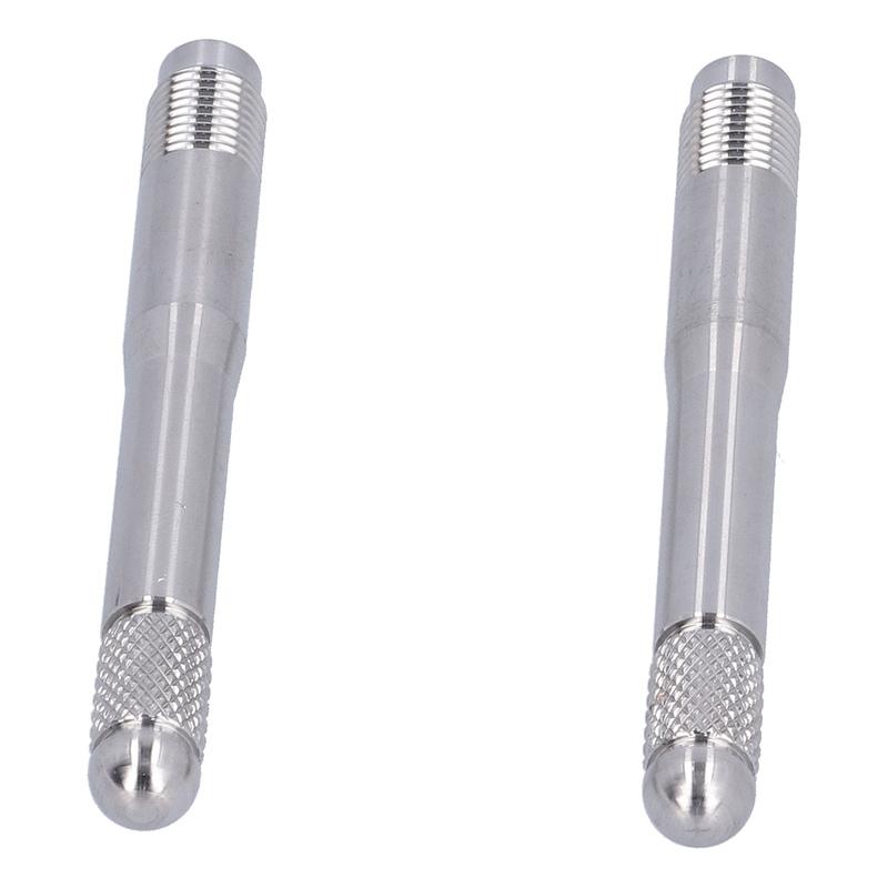 2pcs Wheel Stud Alignment Pins Wheel Mounting Guide X 1.5 Thread Stainless Steel Tool
