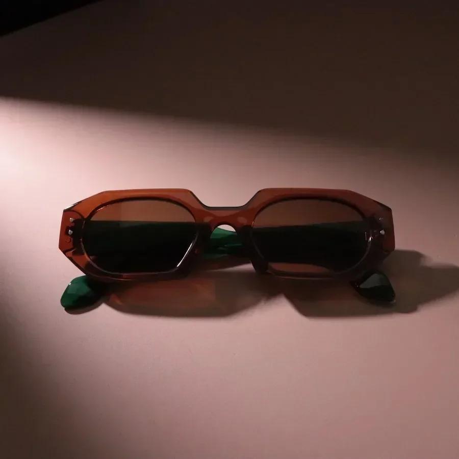 Retro Classic Square Sunglasses For Women Men Stylish Minimalist Female Male Fashion Glasses