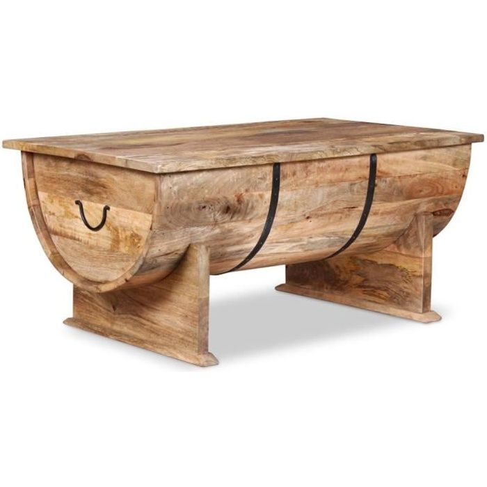 VidaXL Coffee Table Solid Mango Wood 88 X 50 X 40 Cm