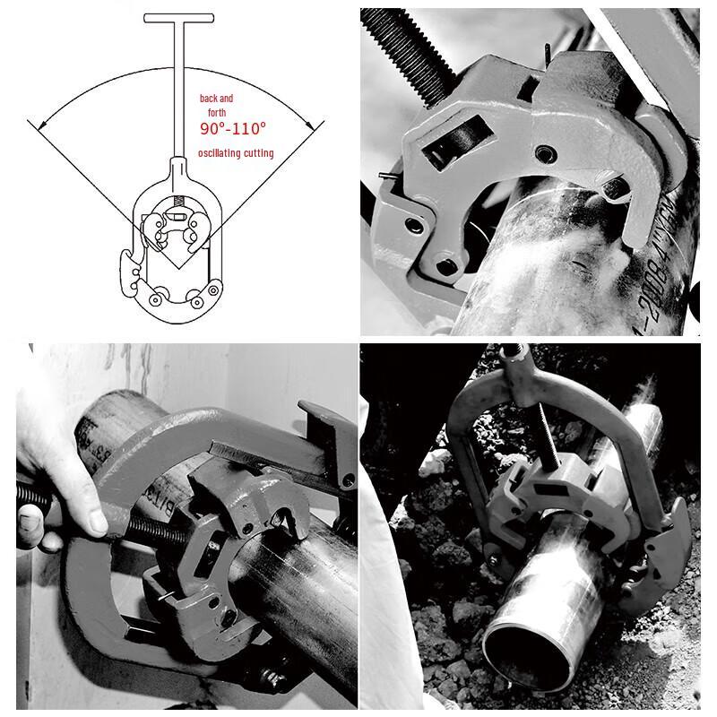Tiger King Manual Rotary Pipe Cutter CN plug (adapter included)