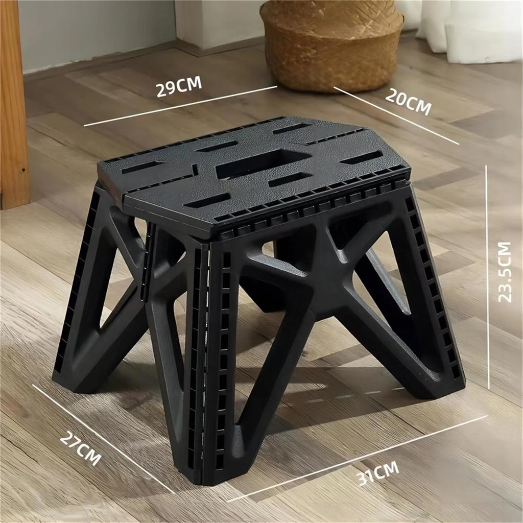Outdoor Portable Folding Stool High Load-bearing Handle Design Durable Mini Chair Fishing Stool Square Stool Maza Camping Stool