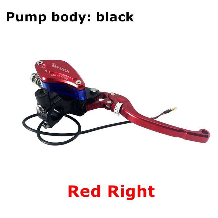 14mm Kolbenhebel Verstellbarer Griff Hydraulische Kupplung Bremspumpe Hauptzylinder Motorrad Racing Universal Für HONDA Yamaha