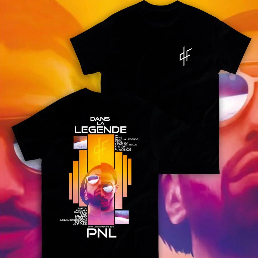 2026 Heißer Verkauf Le Monde Chico T-Shirt PNL Album Französischer Rapper Grafikdruck T-Shirt Herren Damen Hip Hop Mode Kurzarm T-Shirt Streetwear T-Shirt Top
