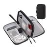 Arae Gadget Pouch, Storage Pouch, 3 Layer Structure, Strap Included - Charger Pouch, Travel Pouch, USB Cable Storage, Large Capacity,