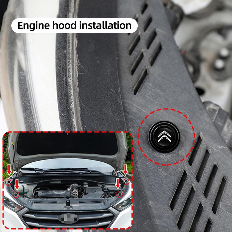 ALB1 Car Door Shock Absorber Protection Sticker Accessories For Citroen Celysee C6 C3 C5 C1 C2 C4 Aircross Picasso Cactus Saxo Grand