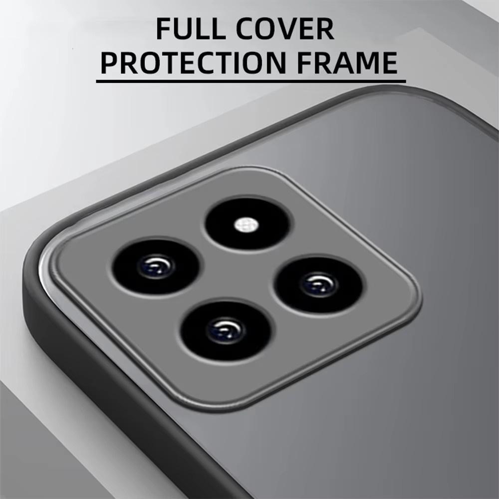 Shockproof Armor Case For Xiaomi Mi 14T 15T 13T 11T 12T Pro Funda For Mi 13 14 12 11 Lite 5G Matte Bumper Protection Phone Cover