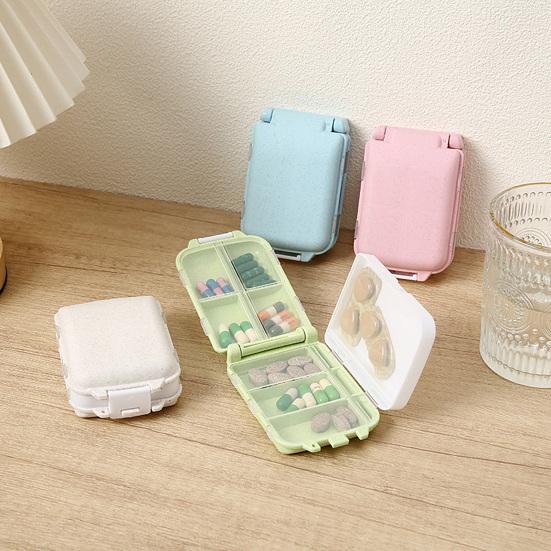 Pillendose mit 3-Schicht-Design Großer Behälter mit starken Schnallen Auslaufsicherer Wochenorganizer für Reisen