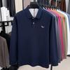 Trend Dog Embroidery 100% Cotton Long Sleeve Polo Shirt Luxury Brand Lapel T-Shirt Autumn Skin Friendly Comfort Fashion Men Wear