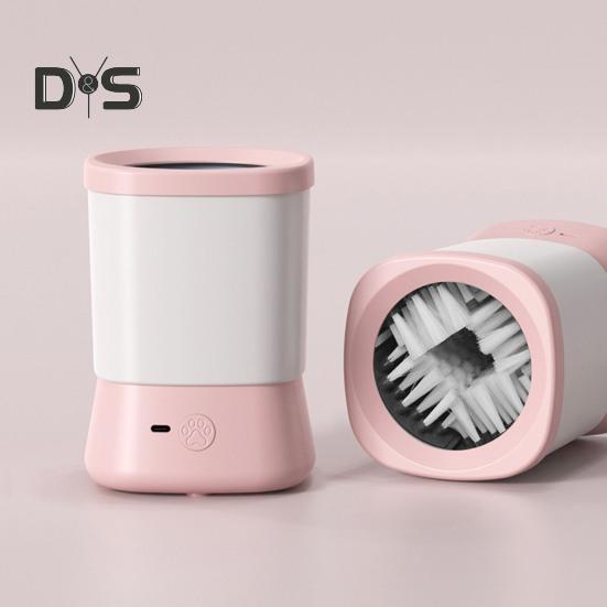 Automatic Dog Paw Cleaner USB Rechargeable Dog Paw Washing Cup Silicone Muddy Foot Cleaning Machine for Small Medium Large Cats Dogs